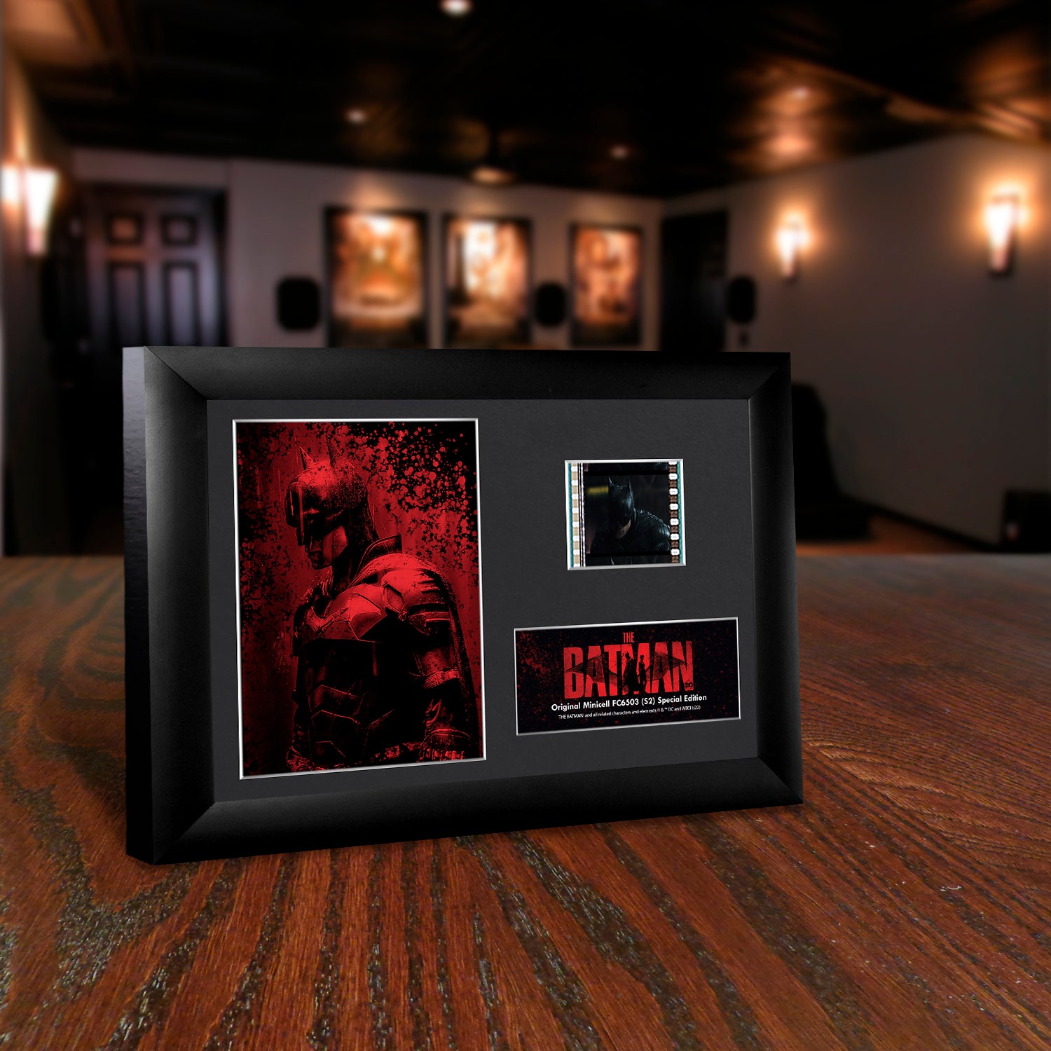 The Batman (Red Rain) Minicell FilmCells Framed Desktop Presentation USFC6503